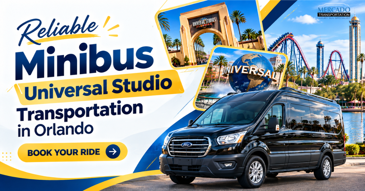 Minibus Universal Studio Transportation in Orlando