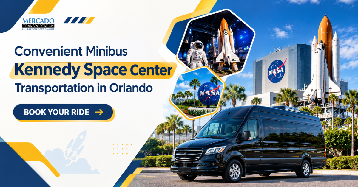 Minibus Kennedy Space Center Transportation in Orlando
